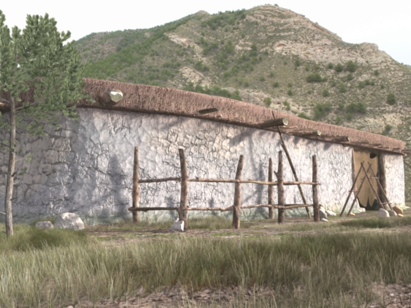 Recreacin de una vivienda de La Bastida [La Bastida de Totana]
