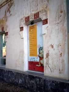 Detalle de la fachada del Centro Prraga