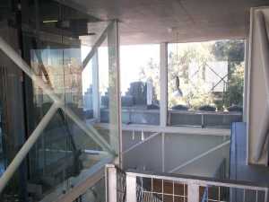 Vista del espacio vertical del Centro Prraga