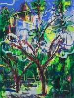 Almendros. Muher