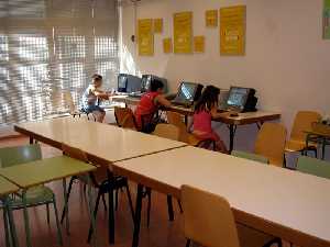 Aula de informtica en el Centro Municipal