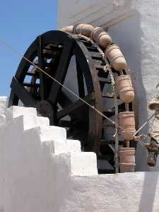 Detalle del Molino en la calle Santa Florentina del Lentiscar (Cartagena) [Lentiscar]
