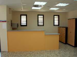 Interior del centro de salud