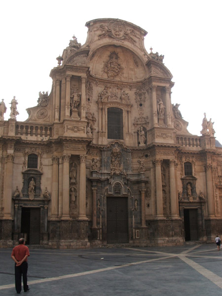 Fachada de la Catedral de Santa Mara [Murcia medieval]. 