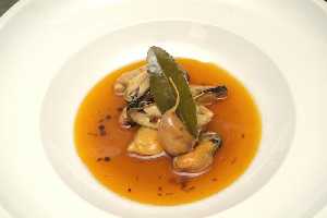 Mejillones en escabeche con laurel [Laurel]